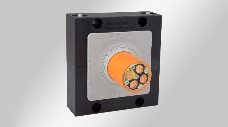 KEL-JUMBO Split Cable Transit Frames for Cables with Diameters of up to 65  mm / IP54 / UL Type 12